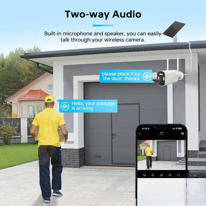 4MP low-power solar camera wireless network home high-definition monitoring camera